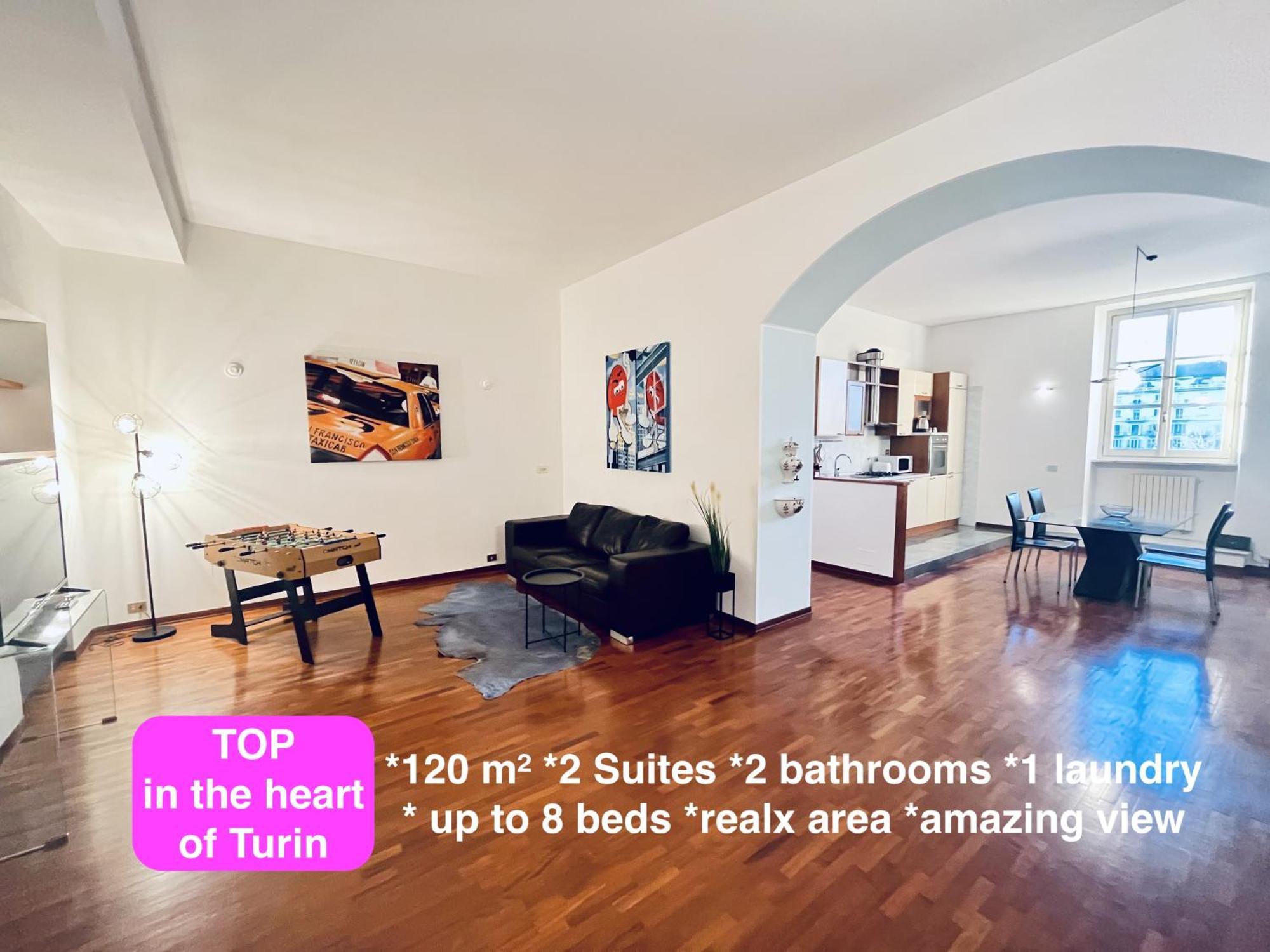 Prestigioso 120MqTop In Centro Turín Exteriér fotografie